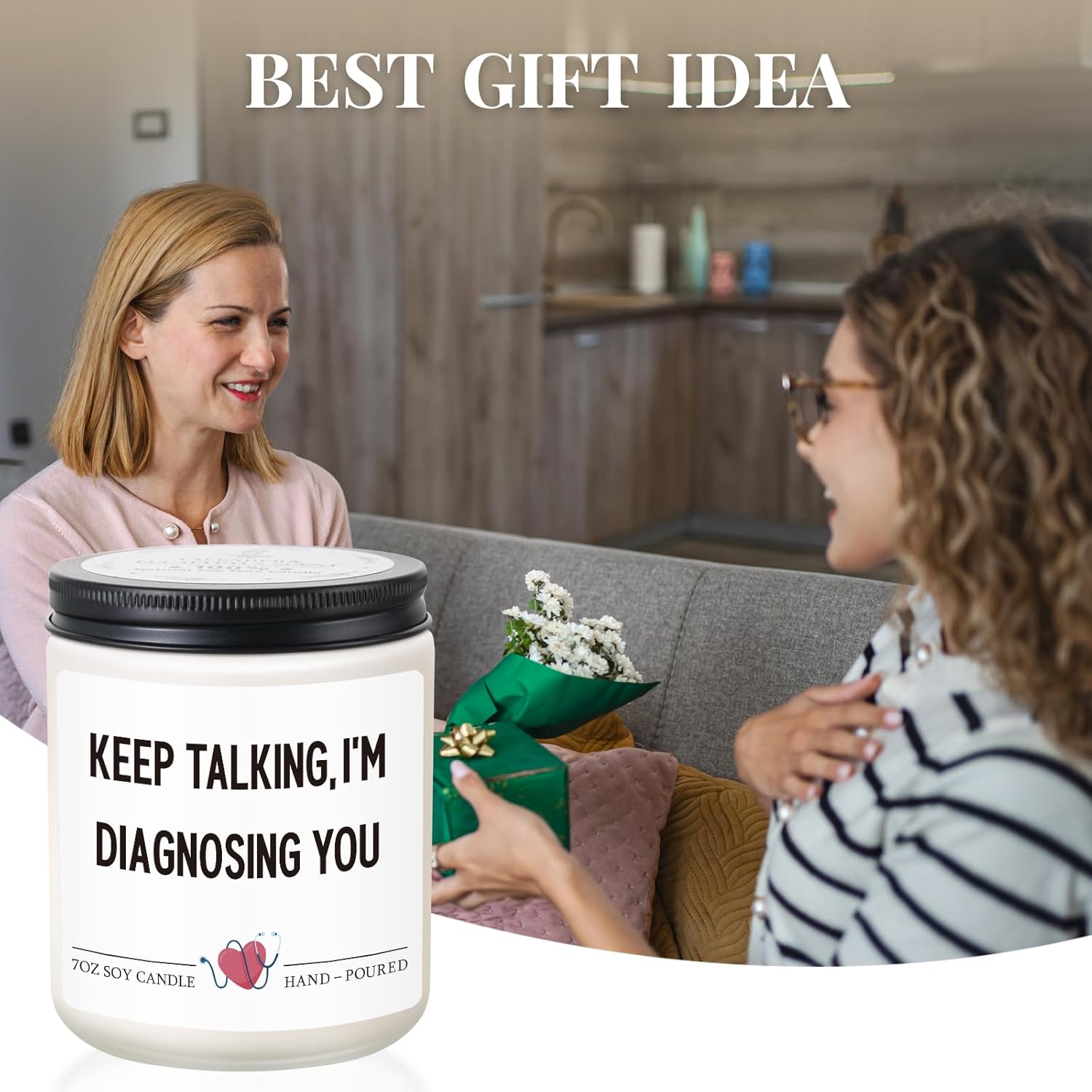 Therapist Gifts For Women Men, Psychotherapist Gifts, Mental Health Counselor Gift, Therapy Office Decor, Christmas Appreciation Gift For Licensed Professional Counselor, Clinical Psychologist