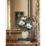Artificial Flowers Combo Artificial Eucalyptus 28" Real Touch Flower Eucalyptus Artificial Greenery For Eucalyptus Bunch For Wedding Bouquet Table Centerpieces And Floral Arrangement (Blue)