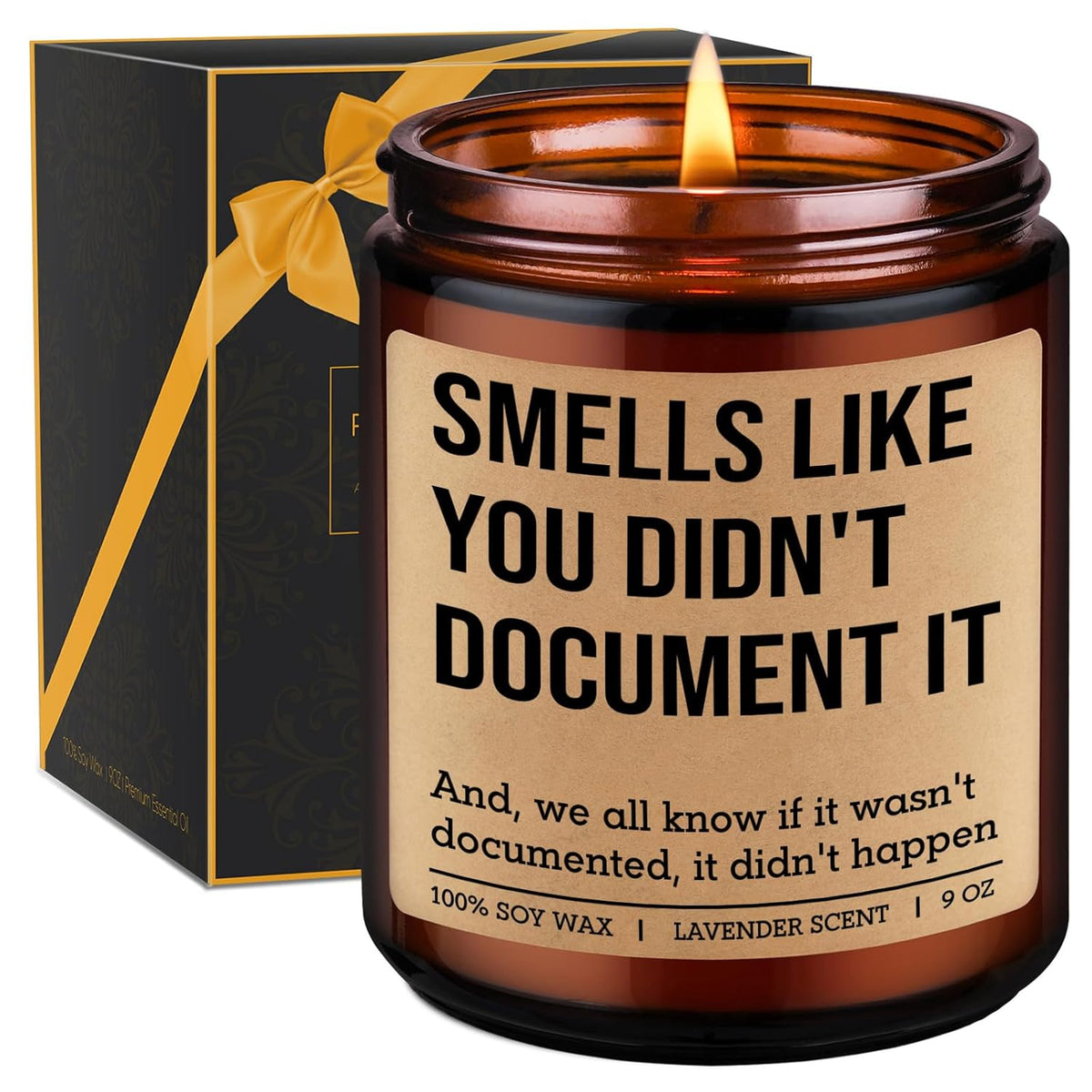 Candles - Hr Human Resources, Funny Office Gifts For Coworkers, Boss Gifts For Women, Men - Valentines Day, Birthday, Work Present For Coworker, Boss Lady, Employee, Manager, Social Worker, Nurse