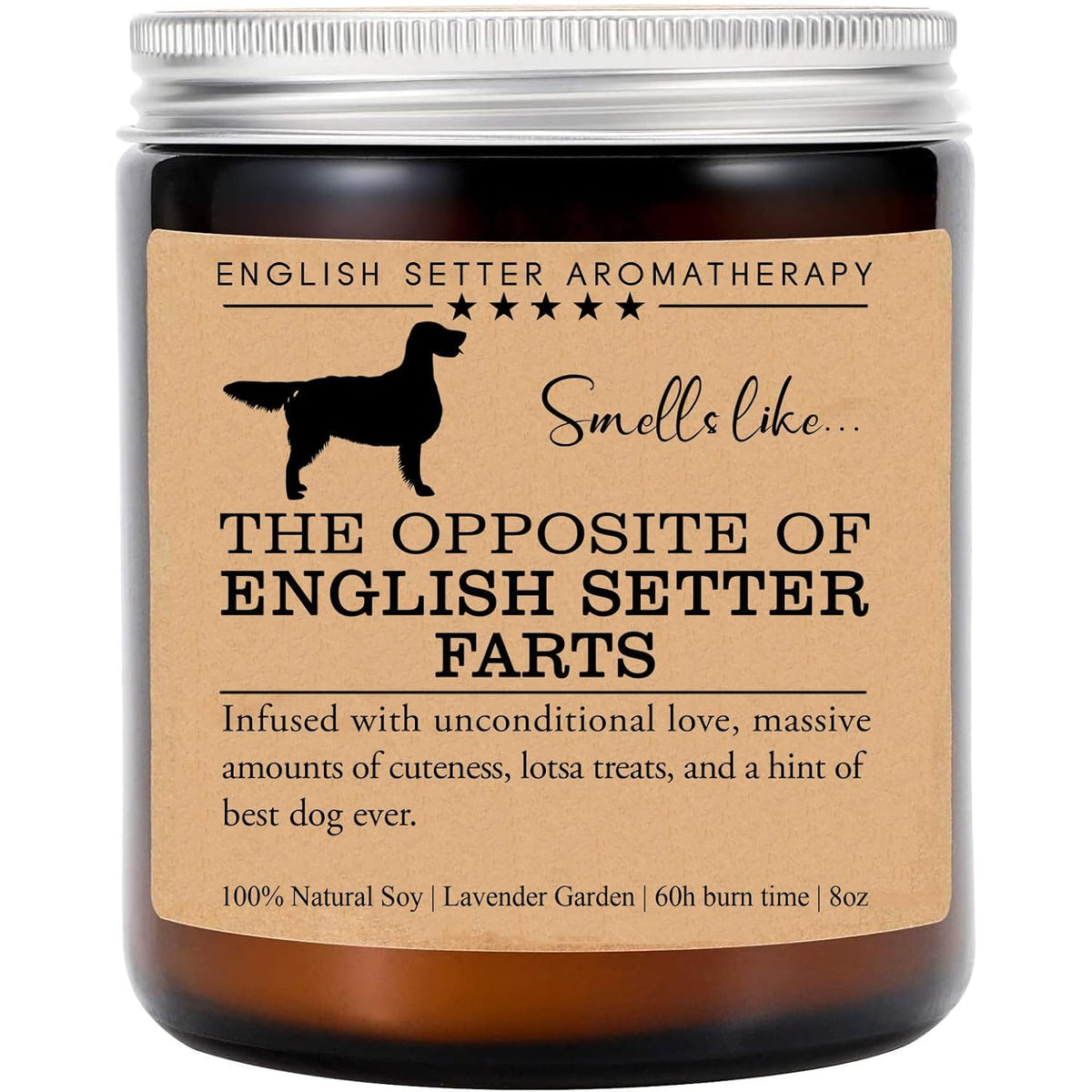 English Setter Candle, English Setter Funny Dog Gift, English Setter Mom, English Setter Dog Candle, Birthday Gift, English Setter Owner Gift, Dog Lovers Gift, English Setter Parents Day Gift