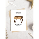 -Someday You'Ll Find This Card In A Drawer Card - Happy Anniversary Card Greeting Card Funny Husband Happy Valentines Day