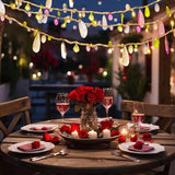 Battery Operated Acrylic Gem Fairy Lights 30 LED Warm White String Lights with Remote Timer 8 Modes for Bedroom Party Decor
