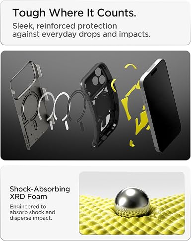 Tough Armor T MagFit Case for Apple iPhone 17 Pro and iPhone 18 Pro Gunmetal