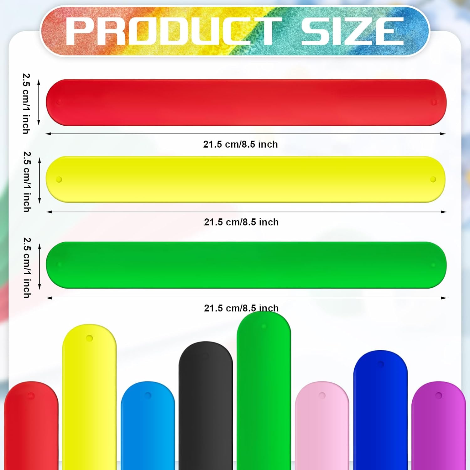 32 Pcs Wrapping Paper Roll Holder Clips Silicone Covered Metal Strips Flip 1 X 9 In Poster Holder Slap Band For Christmas Wedding Graduation Gift Wapping