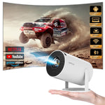 Mini Projector, 350 ANSI, WiFi, Bluetooth, Auto Keystone, Android 11, Portable