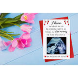 Mom To Be Mothers Day Card - Happy First Mothers Day Card With Envelope Photo Insert First Time Gift From The Bump Pregnancy Photo Gift For Expecting Mom Pregnant Daughter Women