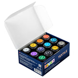 Professional Acrylic Fabric Paint Set 12 Vibrant Colors 20 Ml Each Permanent Washable Textile Paints For Clothes Non Toxic Fabric Paint Kit By Nevskaya Palitra