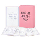 New Mom Gifts Affirmation Cards,Postpartum Gifts For New Mom Care Package After Baby Essentials, First Mothers Day Christmas, 50Pcs Mama Mother Affirmations Card