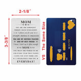 Mom Valentines Card Gifts - You Mean The World To Me - Sentimental Gifts For Mom, Birthday,Christmas,Mother'S Day