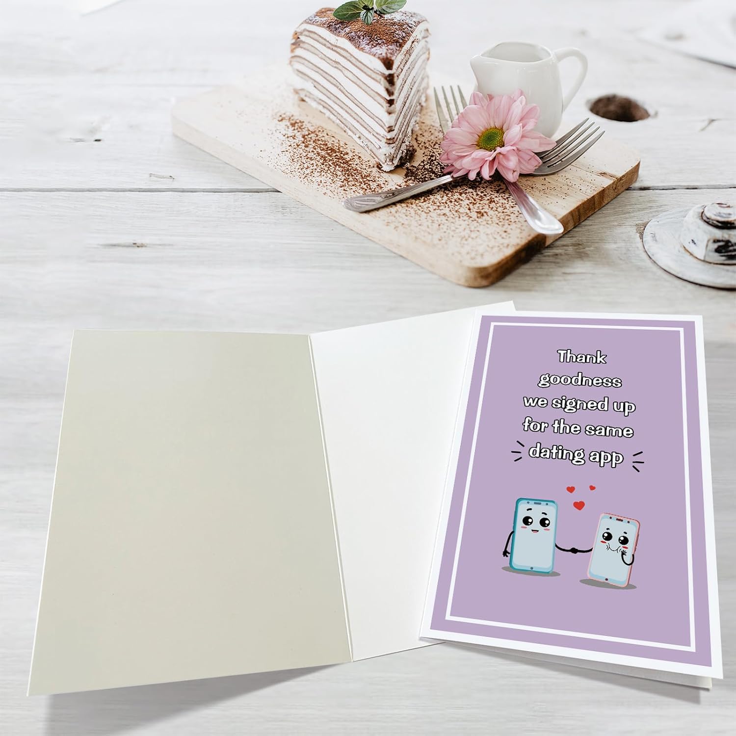 Funny Internet Dating Card, Online Dating App Card For Boyfriend Girlfriend, Cute Valentine'S Day Card For Men Women