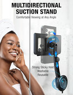 Waterproof Shower Phone Holder, Retractable Rotatable Suction Cup Stand for 4-7"