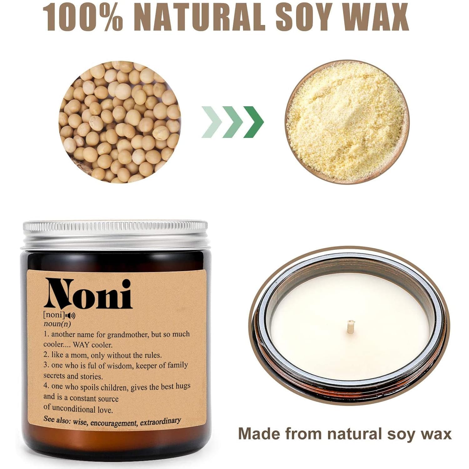 Noni Definition Candle - Noni Gift - Noni Candle - Best Noni Ever Candle