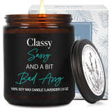 Best Friend Candle Gifts For Women Men, Classy Sassy And A Bit Bad Assy, Friends Birthday Christmas Gifts For Who Have Everything, Her, Him, Retirement, Coworkers, Best Friend, Boss-31