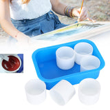 Paint Mixing Container, Leakproof Washable Watercolor Paint Cups Artistic For Oil Painting For Gouache