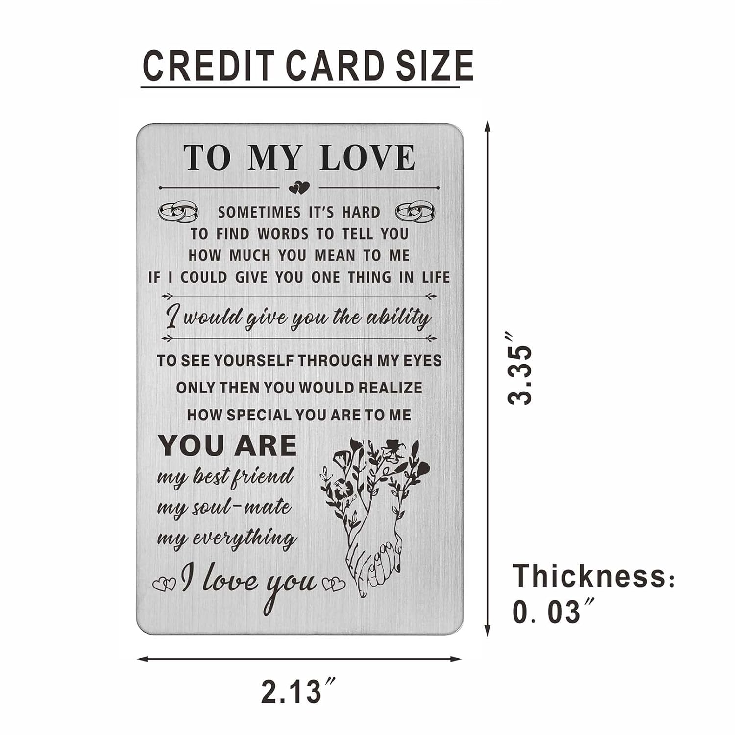 I Love You Gifts For Her Women, Romantic Wedding Anniversary Card For Girlfriend Wife, I Love You Always And Forever, Valentine'S Mother'S Day Christmas Birthday Card For Wife Girlfriend Woman