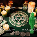 Bring Me Money, Spell Money Maker Green Woman Figured Shaped Male Good Luck, Image Candle For Romance - Spellcasting Candle-Pack Of 1
