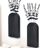 26Pcs Black Artificial Eucalyptus Stems Faux Halloween Flowers Eucalyptuses Home Decor (26, Black)