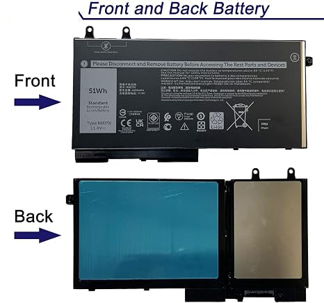 R8D7N 1V1XF 51Wh Replacement Laptop Battery for Dell Latitude 5400 5500 and Precision 3540 3550