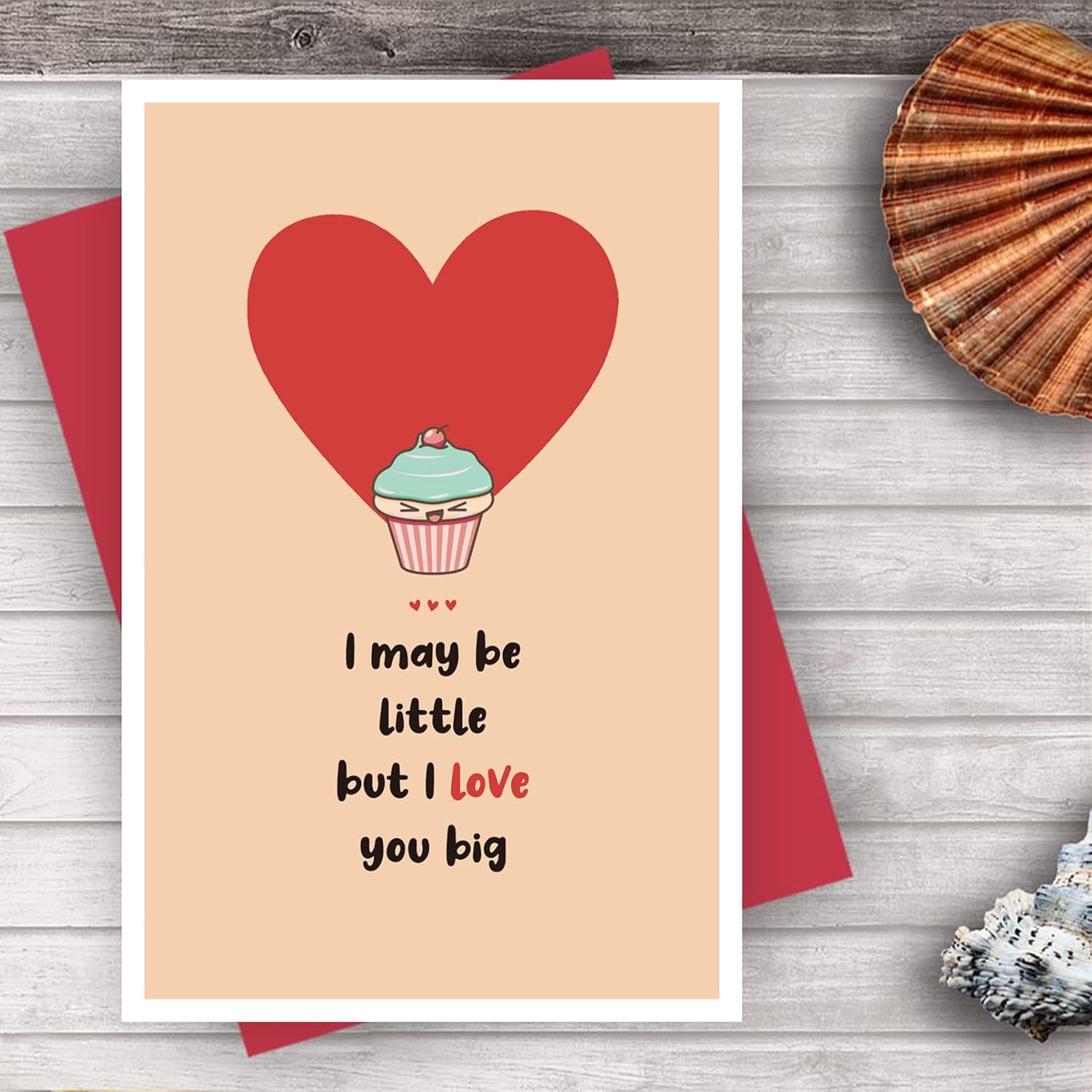 Sweet Card For New Mom New Dad From Baby, Cute Mother'S Day Father'S Day Card, I Love You Big