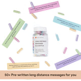 (50+) Pre-Written Love Letters Long Distance Relationships Gifts, Valentine'S Day Gift For Her, Capsules Messages In A Bottle, Engaged Gifts For Couples (Long Distance Messages)