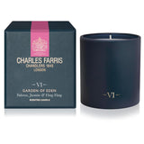 Luxury Scented Candle – 1 Wick, Hand-Poured, Long Lasting, Clean Burning, 210G / 7.5Oz, Burns For Up To 50 Hours, Made In England – Tuberose, Jasmine & Ylang Ylang – Garden Of Eden