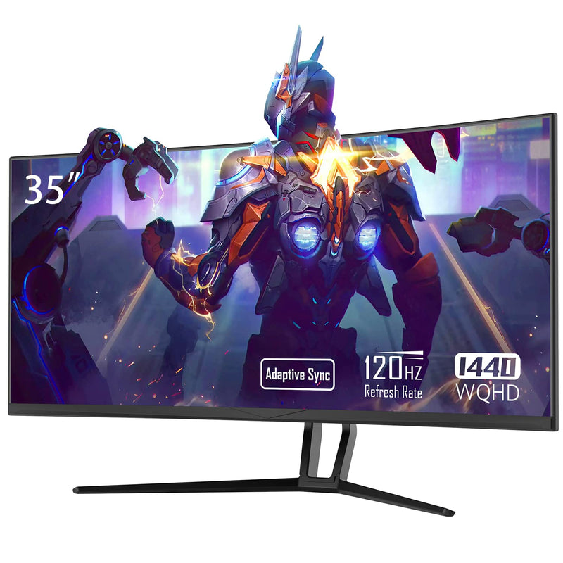 35” Ultra Wide Qhd 21:9 Gaming Monitor, With Adaptive Sync, 120Hz Refresh Rate