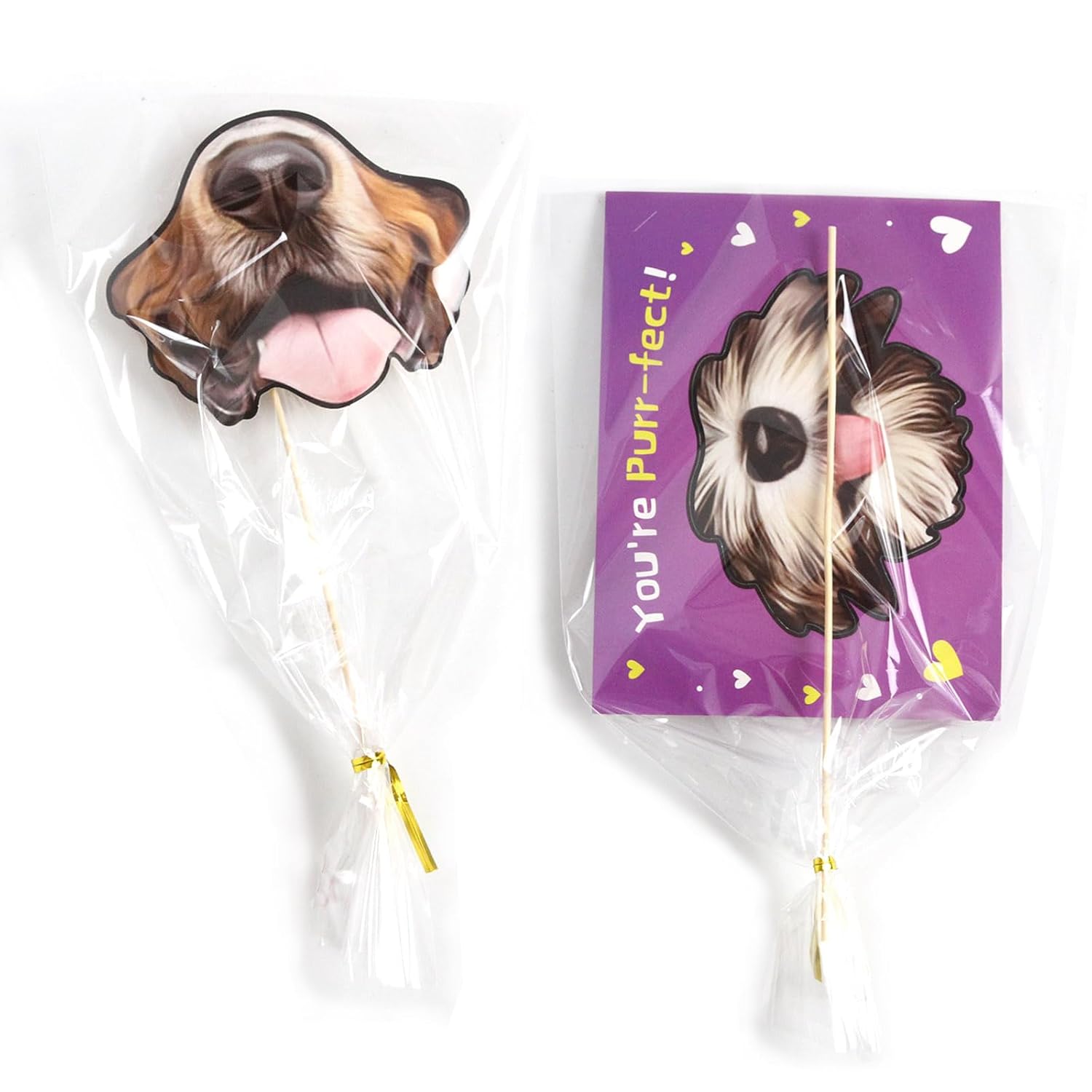 30 Valentines Day Dog Cards Kids Fun Puppy Face Cards With Envelopes Cute Animals Valentine Photo Booth Props Design For Kids Classroom Exchange Gifts Party Favors