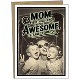 - Funny Mothers Day Card From Son (Handmade In Usa) - Funny Mothers Day Cards From Daughter, Thoughtful Gift For Mom (5X7 Inch, Blank Inside) With Kraft Envelope (Peel-Seal)