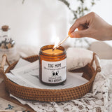 Dog Mom Gifts For Women, Dog Mom Candle, Thanksgiving Funny Dogs Themed Gift For Christmas Mothers Day, Birthday Gifts For Dogs Lovers, Moms, Dad, Sandalwood & Rose Scented Candle, 7Oz