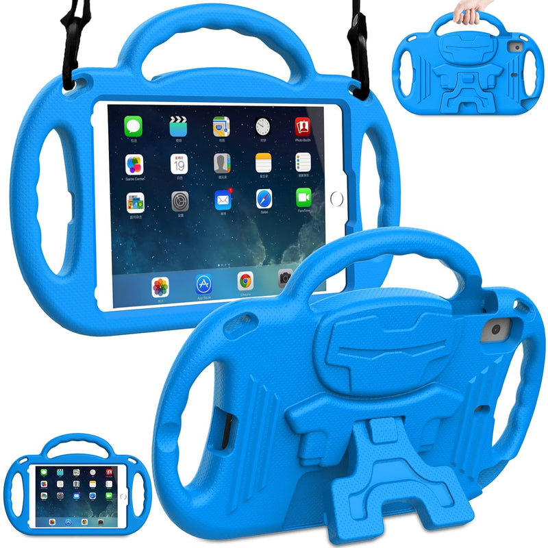 Kids Case For Ipad Mini 5/4/3/2/1, Ipad Mini 7.9 Inch Case With Shoulder Strap