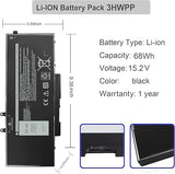 68Wh 3HWPP Laptop Battery Replacement for Dell Latitude Precision Inspiron