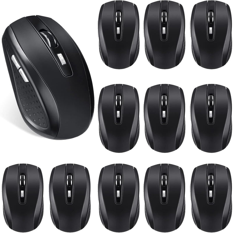 12 Pack Wireless Mouse For Laptop 1200Dpi Wireless Computer Mouse With 6 Butto