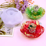 Ring Holder Resin Mold, 2Pcs Rose Ring Dish Silicone Molds For Epoxy Resin, Silicone Resin Molds For Diy Jewelry Holder Dish, Resin Crafts, Engagement Wedding Birthday Gifts