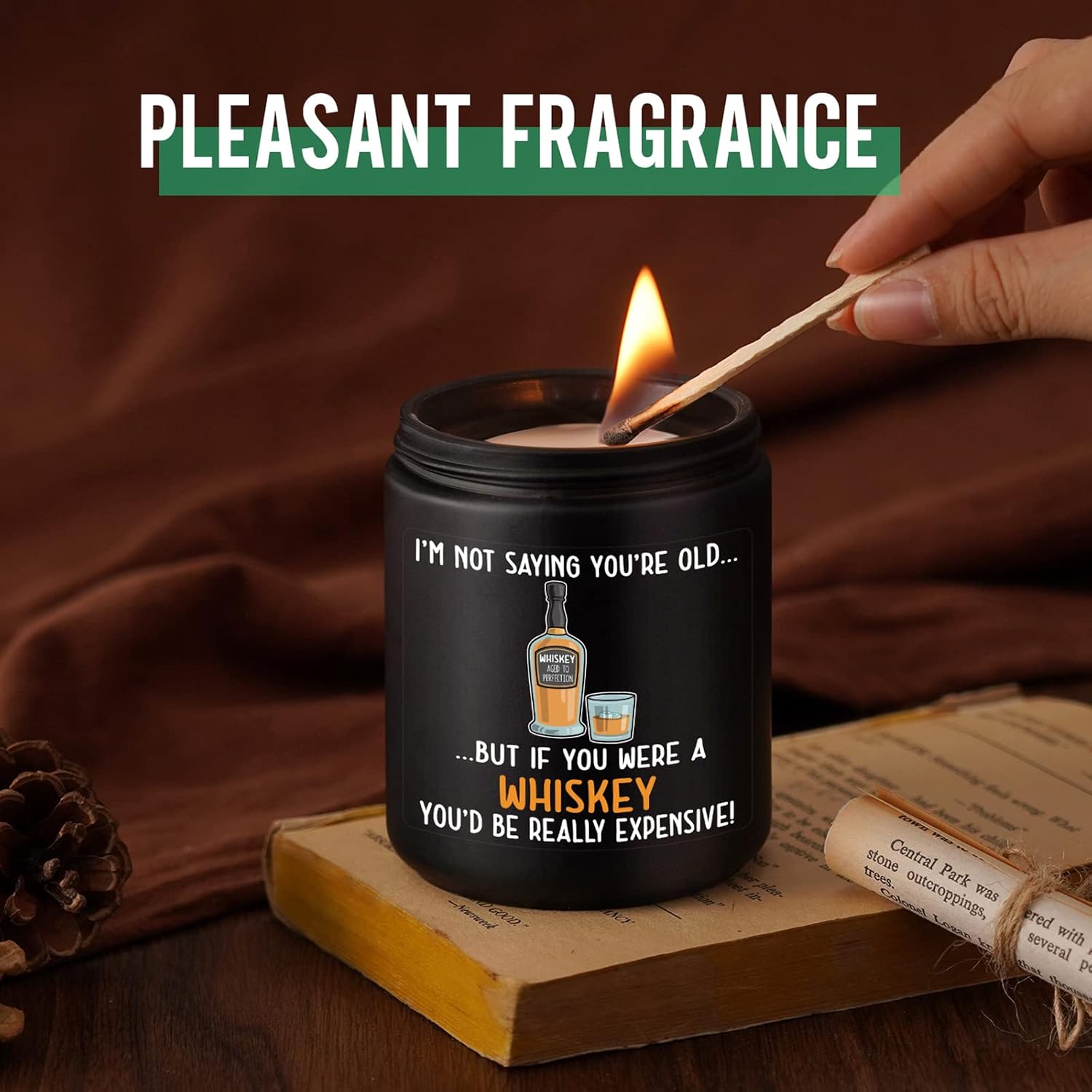 Birthday Gifts For Men, Funny 30Th 40Th 50Th 60Th 70Th 80Th Birthday Gifts For Men, Him, Women - Funny Bday Present Ideas For Brother, Uncle, Friend, Husband, Dad, Guy - Scented Candles