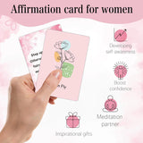 60 Pcs Positive Affirmation Cards, Daily Motivational And Inspirational Cards For Women,60 Designs (Pink)
