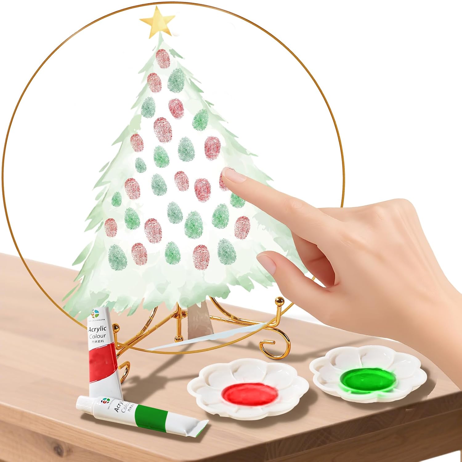 Christmas Gender Reveal Fingerprint Tree Baby Shower Guest Book Party Game Gender Reveal Decoration Supplies Baby Shower Sign Guests Book