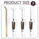 6 Pcs Jewelry Soldering Kit Include 2 Soldering Block Honeycomb Ceramic Welding Boards, 1 Copper Tongs, 3 Tweezers Reverse Tweezers Jewelers Making Melting Casting Tools Supplies