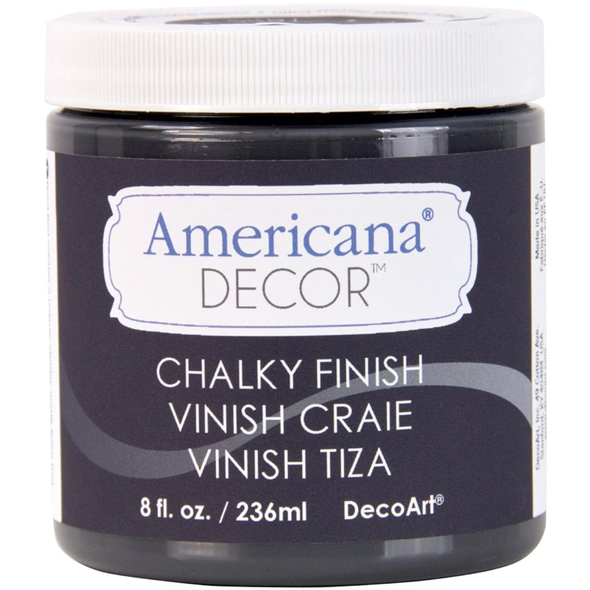 DecoArt Americana Chalky Finish Paint, 8-Ounce, Relic, Metallic