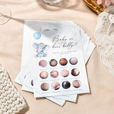30 Baby Shower Games Card - Beer Belly Or Pregnant Bump Game Cards - Fun Baby Shower Games Activity For Boy Or Girl - Gender Neutral - Elephant Theme