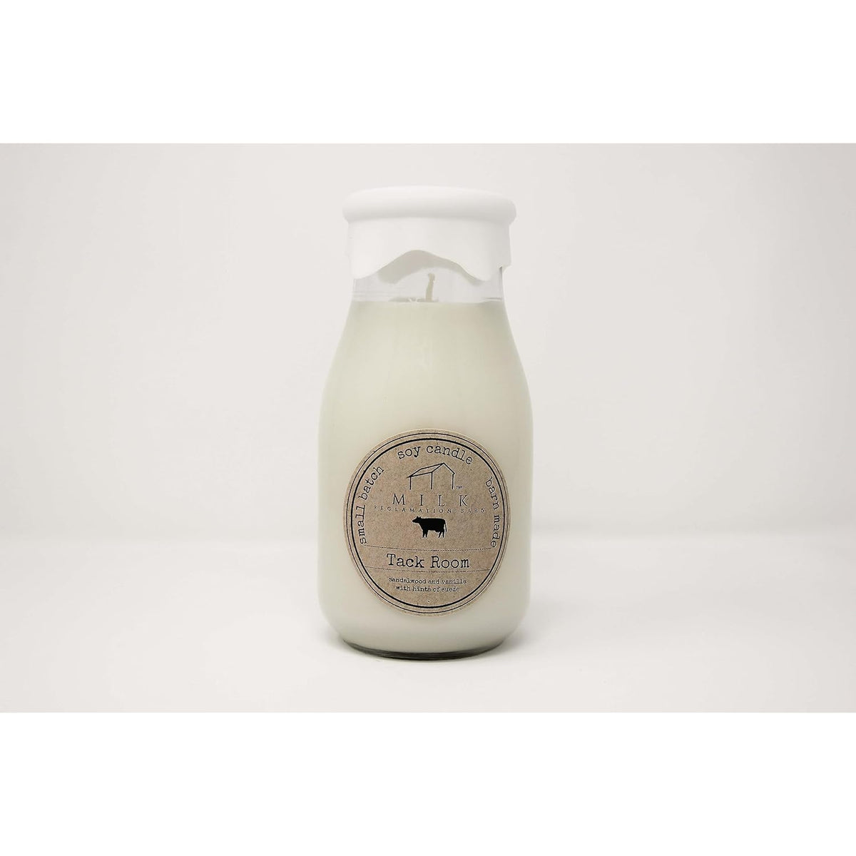 Tack Room Milk Bottle Candle, 12.5 Ounce