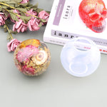 4Inch Large Sphere Resin Mold Silicone,One-Piece Design 3D Round Ball Silicone Molds For Resin Art,Epoxy Resin,Candle Wax, Soap, Bath Bomb, Cement, Plaster