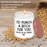 Birthday Gifts For Women, Mothers Day, Best Friend Birthday Christmas Gifts For Women, Mom, Friend, Bestie, Sister, Bff, Her, Unique Friendship Lavender Candles Gift Idea