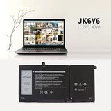 Dell JK6Y6 40Wh Laptop Battery Replacement for Latitude 3410 3510 Vostro 5401 5501