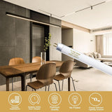 25 Pack 46 Inch T5 Fluorescent Tube Bulbs 28W 3000K Soft White G5 Base 2800LM