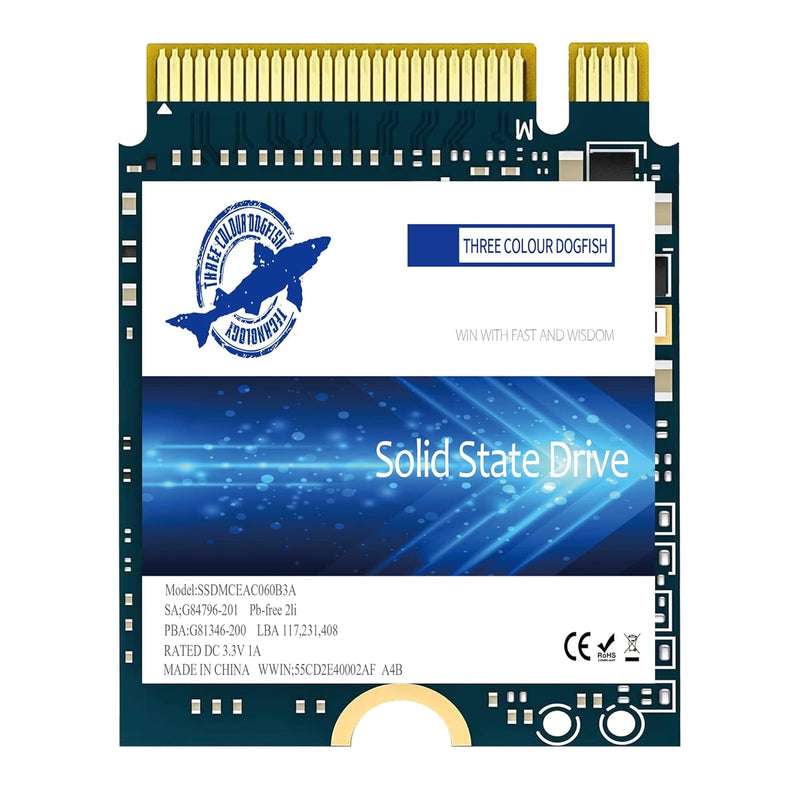 Dogfish M.2 2230 Ssd 1Tb Nvme Pcie Gen 3.0X4 Internal Solid State Drive Compat