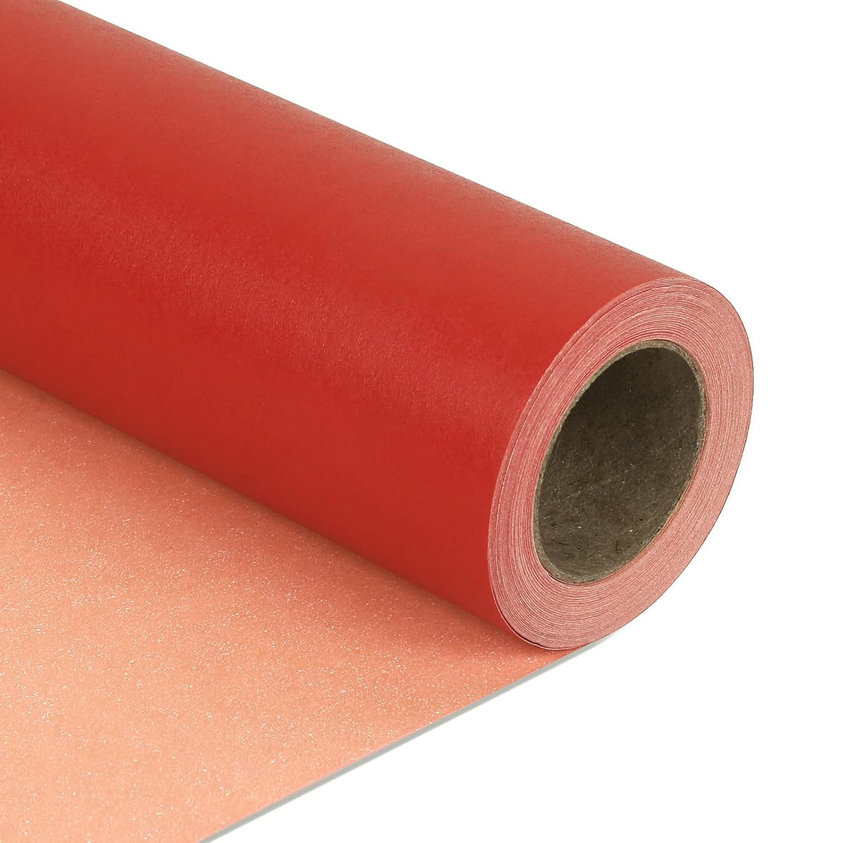Red Matte Wrapping Paper,Solid Color Pearly-Lustre Paper,Gift Wrapping Paper,Perfect For Wedding,Valentine'S Day,Birthday, Christmas,Baby Shower,Diy Bouquet (17 Inches X 32.8 Feet)