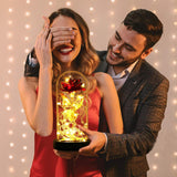 Valentines Day Gifts For Her,Valentines Gifts For Women,Flowers For Delivery Prime,Flower Galaxy Artificial Flower Light Up Rose In A Glass Dome,Anniversary Mothers Day, Birthday Gifts