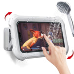 Waterproof 480° Rotating Shower Phone Holder, Wall Mount for 4"-7" Phones