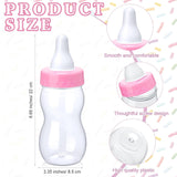 122 Pcs Baby Shower Games Guess How Many Sprinkles Included Standing Sign 100 Guessing Cards 20 Pencils 1 Baby Bottle For Gender Reveal Party Favor No Sprinkles(Pink)