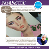PanPastel Artist Pastels by GOLDEN, Haneen Portrait Set, 10 Color, Professional Artist Pastels, Unique Pan Format (cake-like)